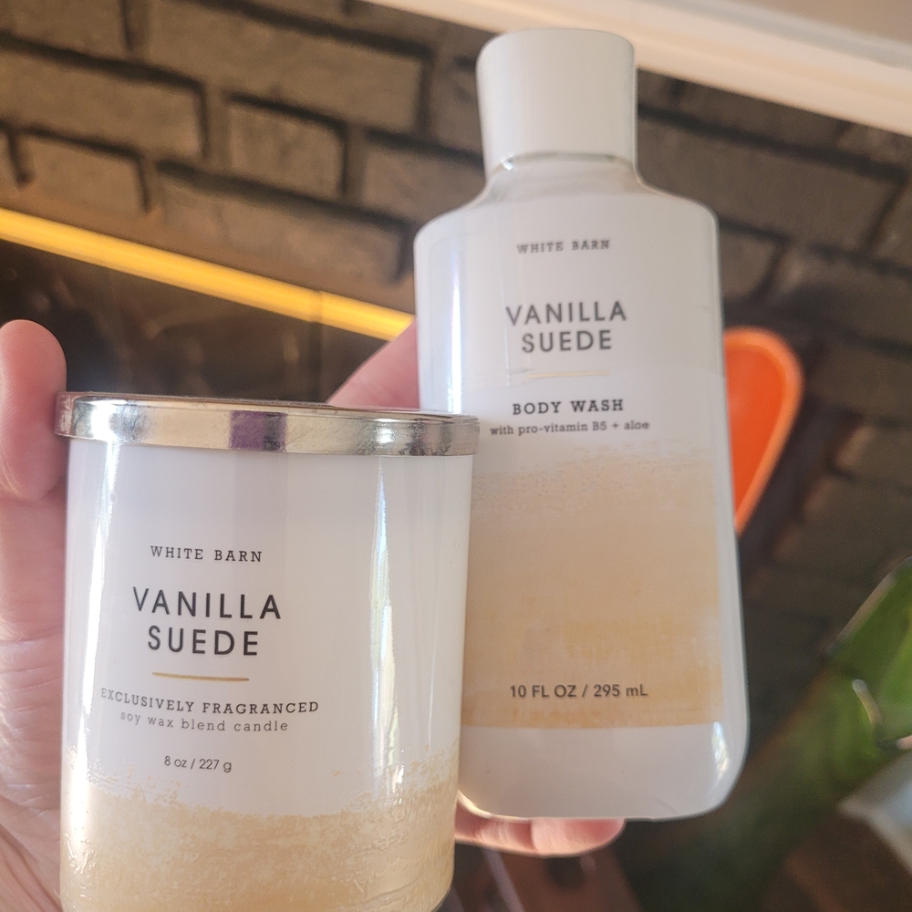 Bath And Body Works Vanilla Suede Bundle